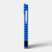 naam Abstract blauw patroon Case-Mate iPhone Case (Achterkant / Links)