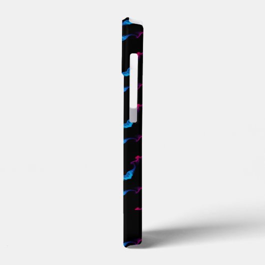  naam Abstract rookpatroon Case-Mate iPhone Case (Achterkant / Links)