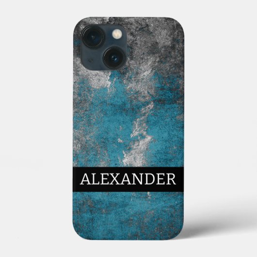 naam. Abstracte slijptextuur Case-Mate iPhone Case (Achterkant)