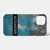 naam. Abstracte slijptextuur Case-Mate iPhone Case (Achterkant (horizontaal))
