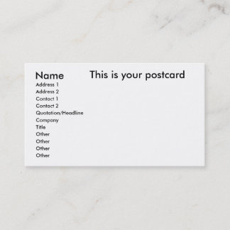 Naam, adres 1, adres 2, contactpersoon 1, contactp visitekaartje