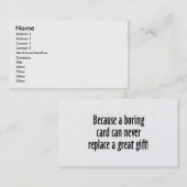 Naam, adres 1, adres 2, contactpersoon 1, contactp visitekaartje (Voorkant / Achterkant)