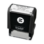 Naam advocaat drie regels retouradres zelfinktende stempel (Product)