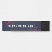 Naam afdeling Deurteken Deurbordje (Voorkant)