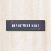 Naam afdeling Deurteken Deurbordje (Voorkant)