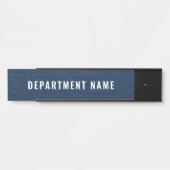 Naam afdeling Deurteken Deurbordje (Voorkant)