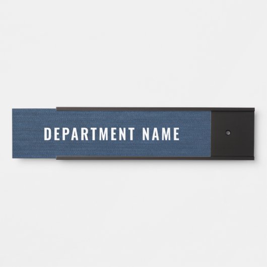 Naam afdeling Deurteken Deurbordje (Voorkant)