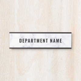 Naam afdeling Deurteken Deurbordje