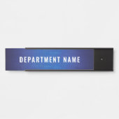 Naam afdeling Deurteken Deurbordje (Voorkant)