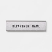 Naam afdeling Deurteken Deurbordje (Voorkant)