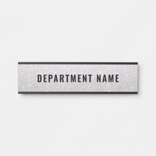 Naam afdeling Deurteken Deurbordje (Voorkant)