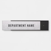 Naam afdeling Deurteken Deurbordje (Voorkant)