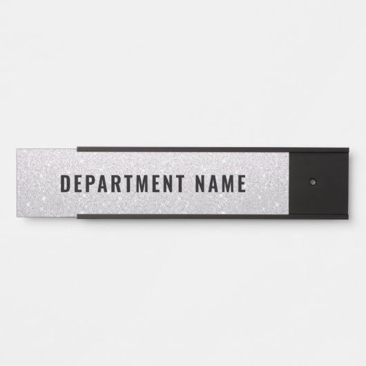 Naam afdeling Deurteken Deurbordje (Voorkant)