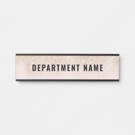 Naam afdeling Deurteken Deurbordje (Voorkant)