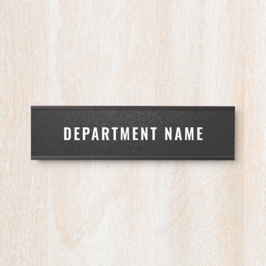 Naam afdeling Deurteken Deurbordje (Voorkant)