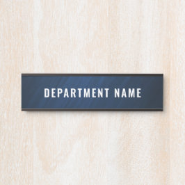 Naam afdeling Deurteken Deurbordje