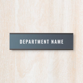 Naam afdeling Deurteken Deurbordje