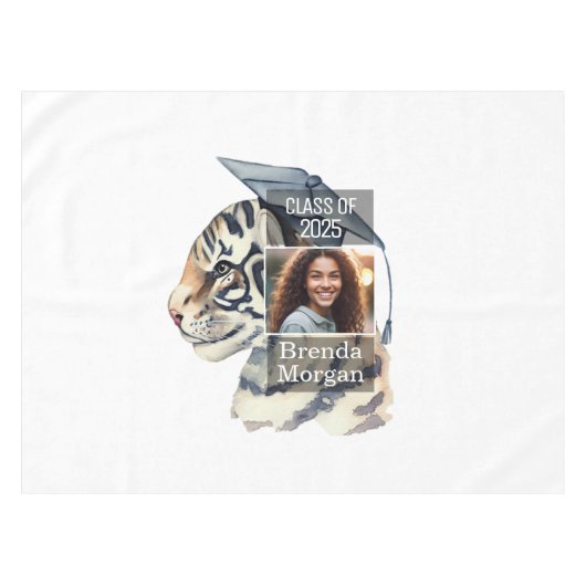 Naam afstuderen foto tafelkleed (Voorkant (Horizontaal))
