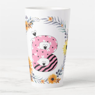 Naam alfabet "B" Latte Mok