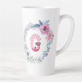 Naam alfabet "G" Latte Mok (Rechts)