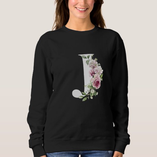 Naam Alfabet Letter "J" Trui (Voorkant)