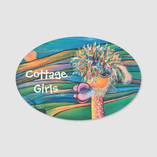 Naam Alpaca Kathleen-tag Naamplaatje (Voorkant)