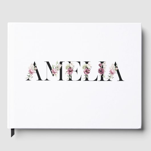 Naam Amelia Gastenboek (Voorkant)