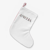 Naam Amelia Kleine Kerstsok (Voorkant (Hangend))