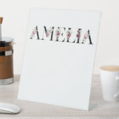 Naam Amelia Reclamebord Met Voetstuk (Insitu)
