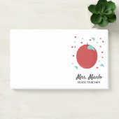 Naam Apple Teacher Script Post-it® Notes (Kantoor)