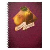 naam  Apples Retro Recipe Notitieboek (Voorkant)