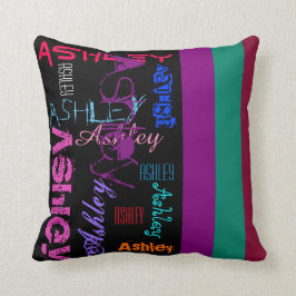 Naam Ashley 6 letters Custom Pillow Kussen