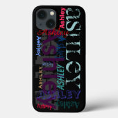 Naam Ashley 6 Letters IPhone case (Achterkant)