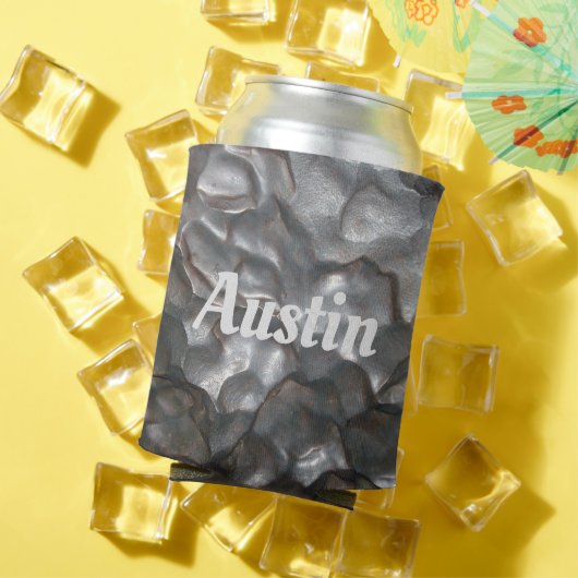 Naam "Austin" op Meteorite Rock, Koelbox Blikjeskoeler (Insitu Zomer)