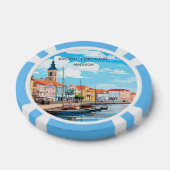 Naam Aveiro Portugal Poker Chips (Enkel)