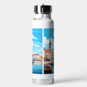 Naam Aveiro Portugal Waterfles (Rechts)