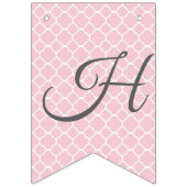 Naam baby (aanpasbaar) vlaggetjes (Derde vlag)