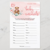 Naam Baby Animals Teddy Bear Eucalyptus Game (Voorkant)