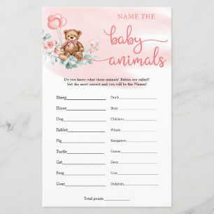 Naam Baby Animals Teddy Bear Eucalyptus Game