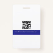 Naam Badge Basisverzekering of Onroerend goed (Achterkant)