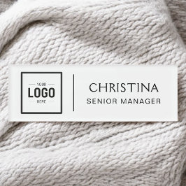 Naam Badge Magnet Custom Logo Medewerker Naam Tag