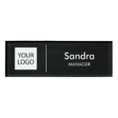 Naam Badge Magnet Custom Logo | Personeel (Voorkant)