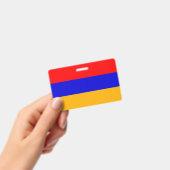 Naam Badge met vlag van Armenië (Handheld)