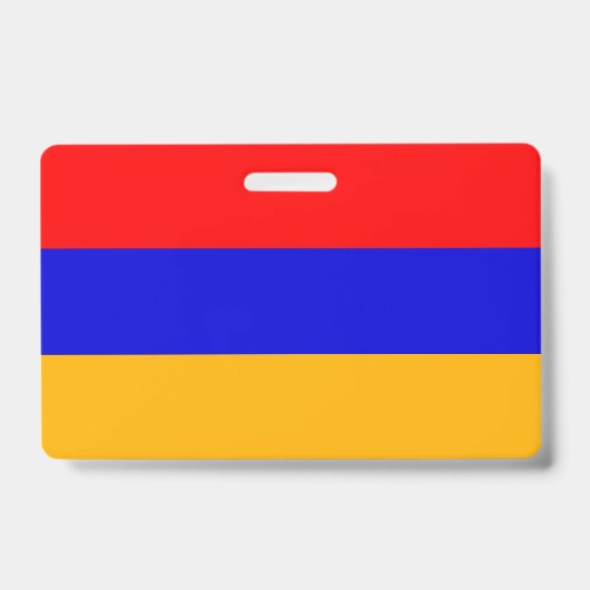 Naam Badge met vlag van Armenië (Voorzijde)
