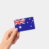 Naam Badge met vlag van Australië (Handheld)