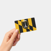 Naam Badge met vlag van Baltimore City (Handheld)