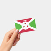 Naam Badge met vlag van Burundi (Handheld)