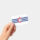 Naam Badge met vlag van Cincinnati City (Handheld)