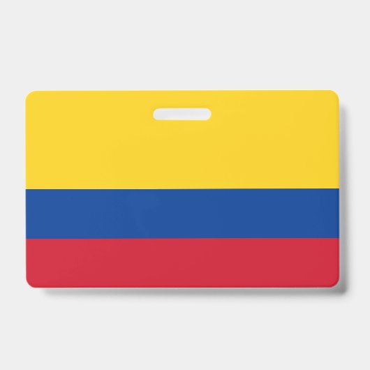 Naam Badge met vlag van Colombia (Voorzijde)