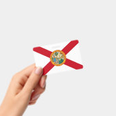 Naam Badge met vlag van Florida State, USA (Handheld)